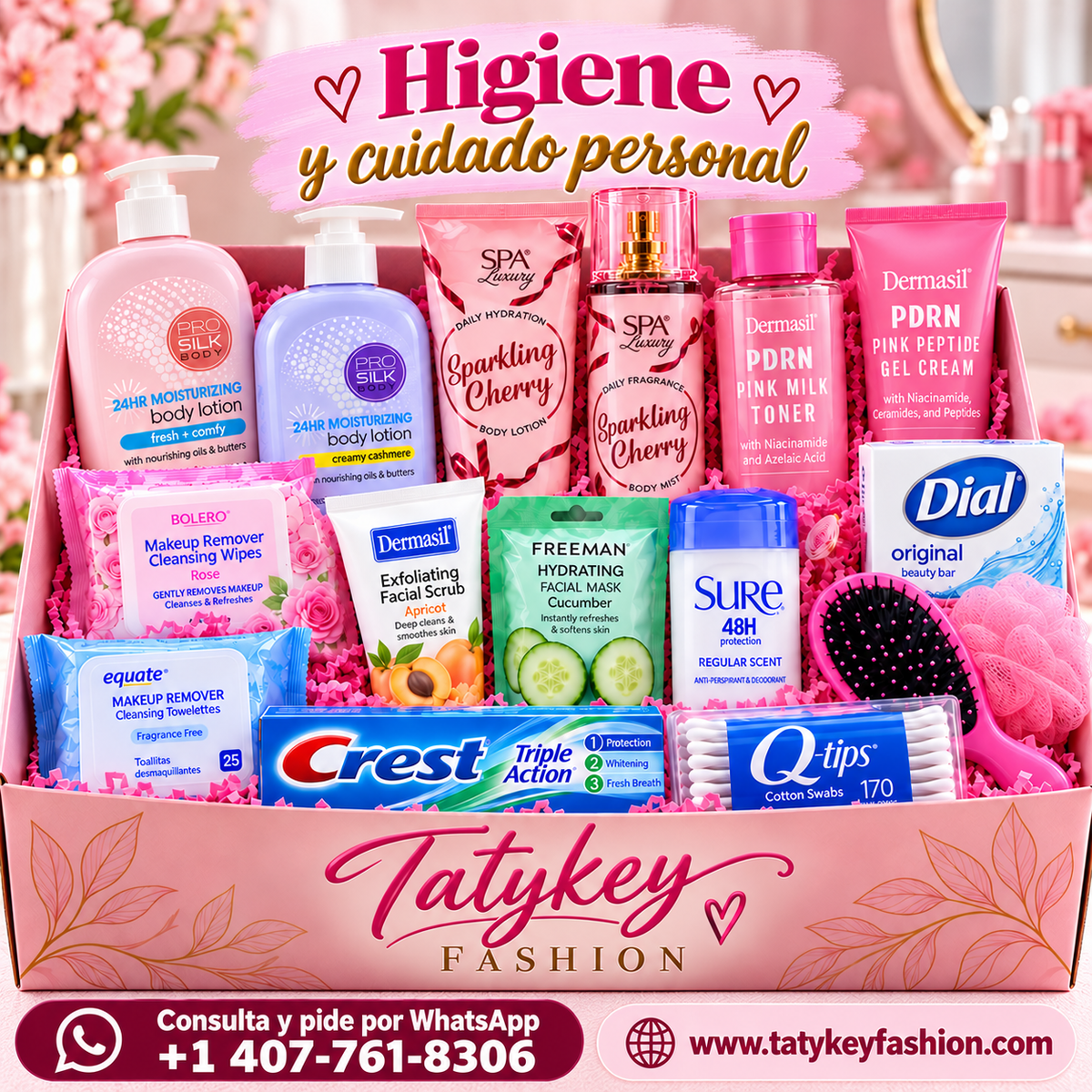 Cajita de higiene y cuidado personal de Tatykey Fashion