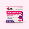 Allergy Relief Good Remedies 25 mg — 60 tabletas