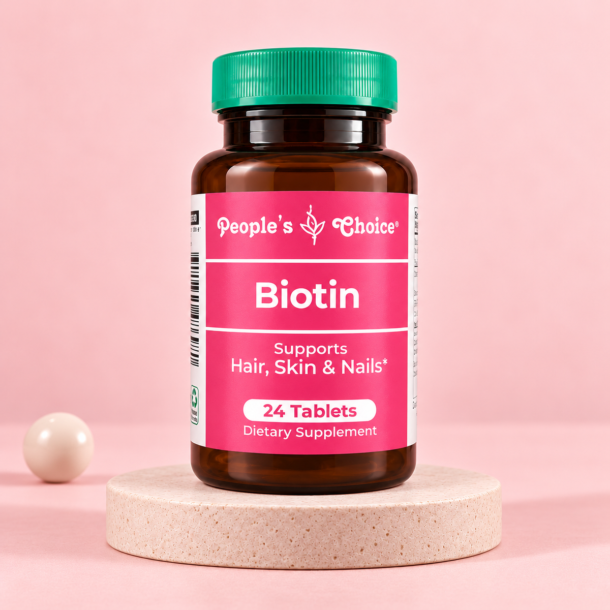 Biotina People’s Choice — 24 tabletas