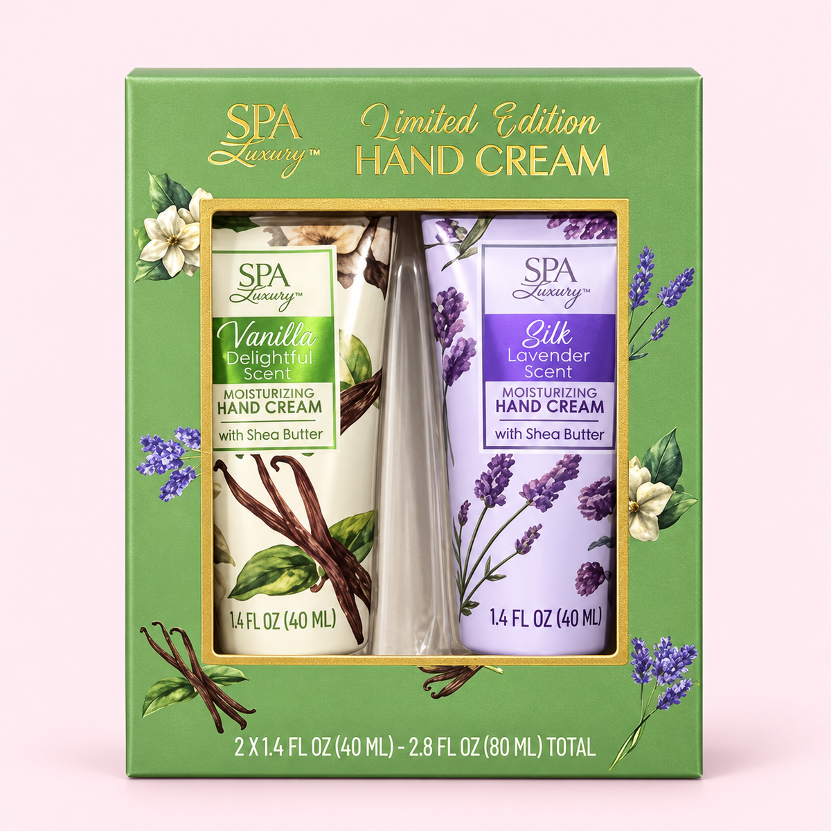 Set de cremas de manos Spa Luxury — Vanilla y Silk Lavender